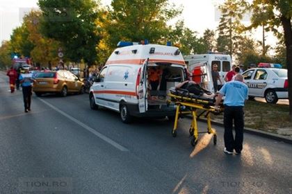 Accident rutier in lant pe DE 584