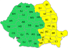 Braila iese din cod galben de canicula si intra in cod galben de vreme rea