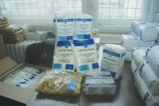 Circa 5 mii de braileni mai pot beneficia de inca o transa de alimente de la UE