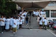 O delegatie formata din 20 de medicii si asistenti va protesta la Bucuresti pe 25 septembrie