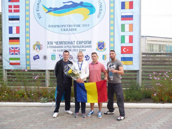 Un politist brailean a participat la Campionatul Mondial European de Inot