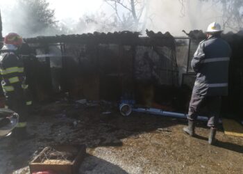 Incendiu pe strada Eroilor din cartierul Vidin
