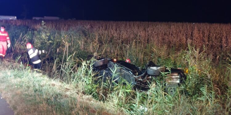 O familie de brăileni implicată într-un accident pe DN2B Buzău – Brăila