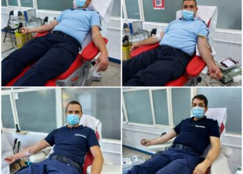 VIEȚI SALVATE DE JANDARMII BRĂILENI CARE AU DONAT SÂNGE