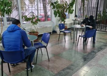Polițiștii brăileni au desfășurat astăzi o acțiune de donare de sânge