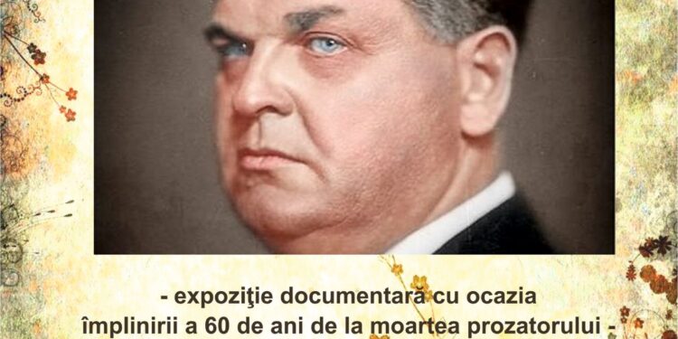 Biblioteca Județeană „Panait Istrati” Brăila organizează o expoziție documentară dedicată marelui scriitor Mihail Sadoveanu