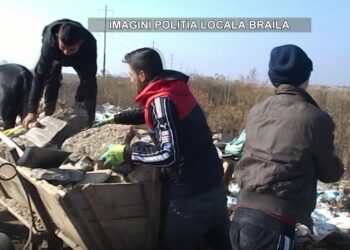 Poliția Locală a confiscat căruța care a transportat deșeuri inerte care au fost descărcate apoi pe domeniul public