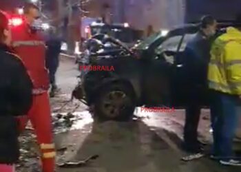 Afacerist brăilean sub influența alcoolului implicat într-un accident