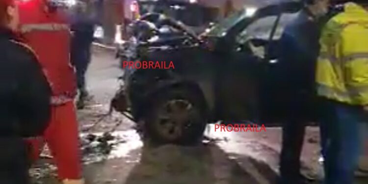 Afacerist brăilean sub influența alcoolului implicat într-un accident