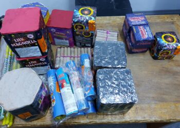 Articole pirotehnice deținute ilegal confiscate de jandarmii brăileni