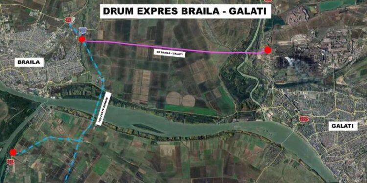 Ministerul Transporturilor a emis a autorizația de construcție pentru prima etapă a drumului expres Brăila – Galați