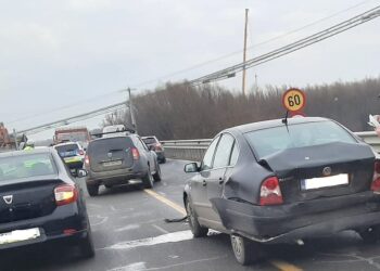 Două accidente astăzi după amiază pe șoseaua dig Brăila-Galați