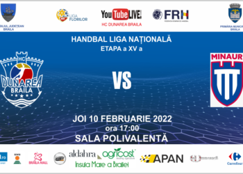 HC Dunărea întâlnește joi, 10 februarie, pe Minaur Baia Mare