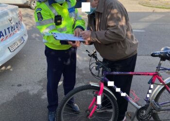 Bicicliștii luați în vizor de polițiști