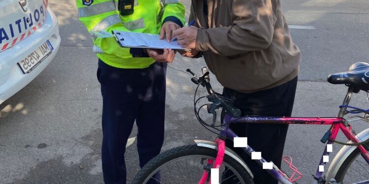 Bicicliștii luați în vizor de polițiști