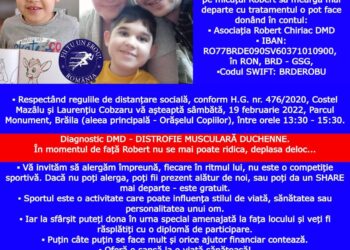 Solidaritate pentru Robert, sprijinul tău este un pas spre normalitate!