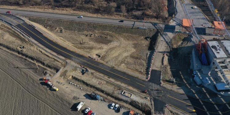 Restricții de circulație timp de 3 luni pe șoseaua dig Brăila Galați, în zona Podului suspendat peste Dunăre