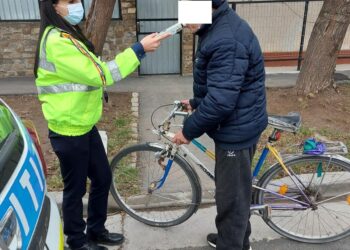 Polițiștii rutieri au aplicat ieri 98 de sancțiuni bicicliștilor