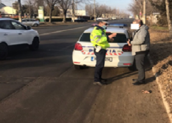 Acțiuni ale polițiștilor pentru prevenirea indisciplinei pietonilor