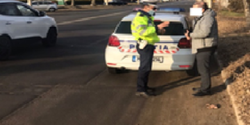 Acțiuni ale polițiștilor pentru prevenirea indisciplinei pietonilor
