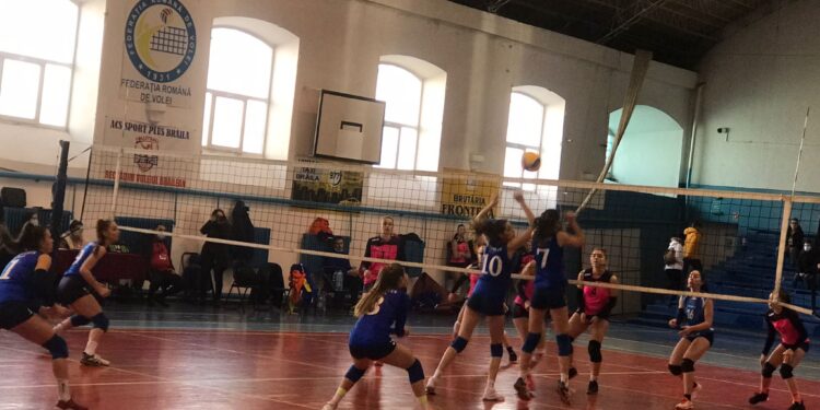 Sport Plus Brăila a învins cu 3-0 pe CTF Mihai I București și a urcat pe locul 4 în seria Est a Diviziei A2 la volei feminin