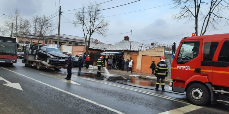Accident pe Calea Galați