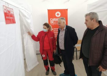 Consultații și investigații medicale gratuite în comuna Movila Miresii, oferite în cadrul Caravanei de Bine a Societății Naționale de Cruce Roșie