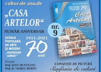 Marți, 29 martie, va fi lansat numărul IX al publicației culturale anuale „Casa Artelor“
