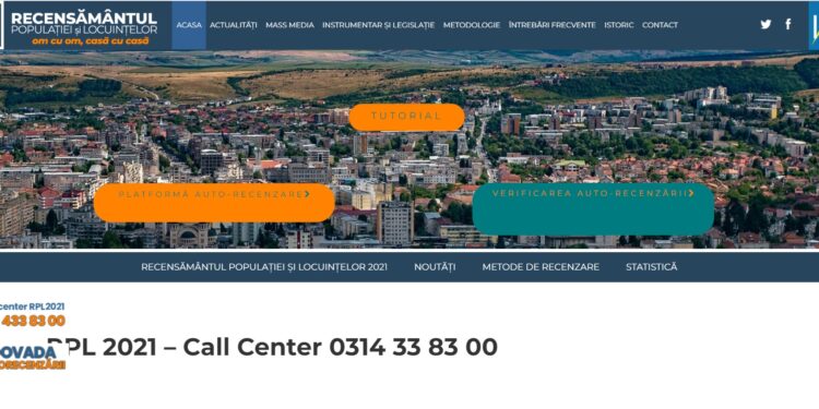 Detalii oferite de Institutul Național de Statistică despre Recensământul Populației și Locuințelor