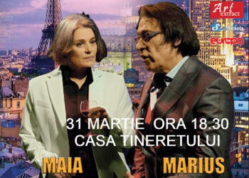 Maia Morgenstern și Marius Bodochi prezintă la Brăila spectacolul Elixir