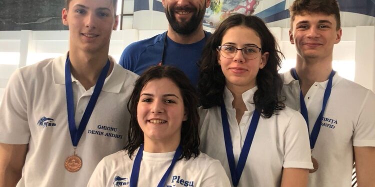 Cupa Rotary de la Târgoviște, primul concurs din acest an la care au participat înotătorii de la CSM Brăila
