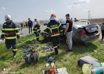 Accident cu două persoane rănite pe DN21, între Însurăței și Bărăganu
