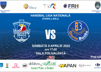 HC Dunărea Brăila joacă sâmbătă cu SCM Gloria Buzău
