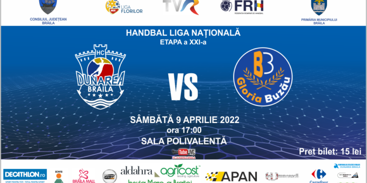 HC Dunărea Brăila joacă sâmbătă cu SCM Gloria Buzău