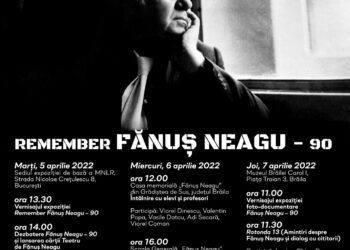 Muzeul Brăilei organizează o serie de evenimente dedicate scriitorului Fănuș Neagu, la 90 de ani de la nașterea acestuia