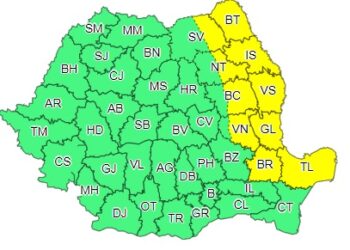Cod galben de vânt puternic pentru miercuri, 13 aprilie