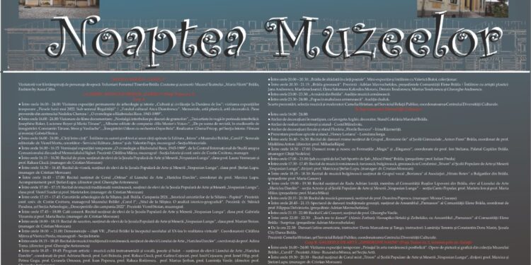 Noaptea Muzeelor – 14 mai 2022