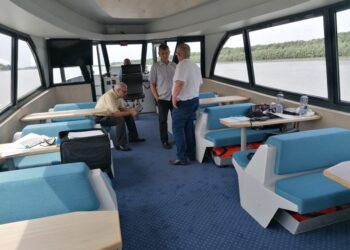Din 19 mai, în zilele de joi si vineri, vor începe cursele de agrement pe fluviul Dunărea cu nava de pasageri „Chira Chiralina”