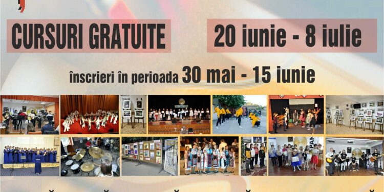 CURSURI GRATUITE ÎN ŞCOALA DE VARĂ DE LA „VESPASIAN LUNGU”