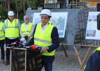 Sorin Grindeanu a luat pulsul lucrărilor de la Podul suspendat de la Brăila