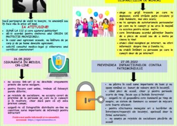 o nouă ediție a evenimentului „Săptămâna Prevenirii Criminalității”.