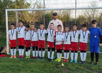 Copii de la Grupa 2011 de la CS Luceafărul Brăila s-a clasat pe locul 2 la Cazasu CUP