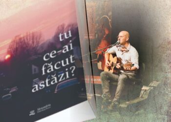 Spectacol de muzică folk și poezie susținut de Ovidiu Scridon, cantautor și scriitor