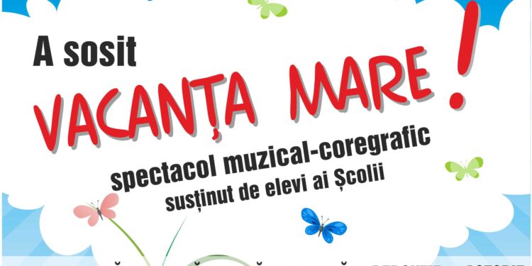Spectacolul ”A sosit vacanța mare!” organizat de Școala Populară de Arte şi Meserii „Vespasian Lungu” Brăila