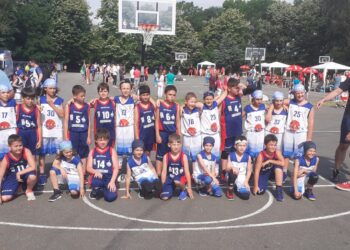 Evoluții pozitive ale echipei de la Cuza Pirates Brăila la Festivalul Național de babybaschet de la Costinești