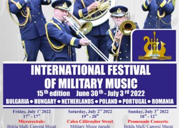 În perioada 1-3 iulie are loc Festivalul Internațional al Muzicilor Militare, Ediția a XV-a
