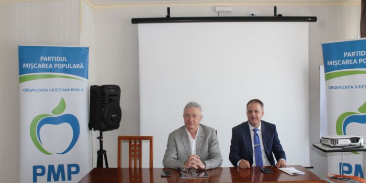 Ședință CexN a PMP organizată la Brăila, sub conducerea lui Cristian Diaconescu