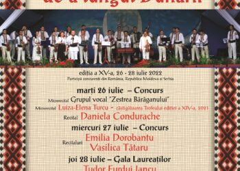 Recitaluri de excepție pe scena Festivalului Internațional de folclor Cântecul de dragoste de-a lungul Dunării