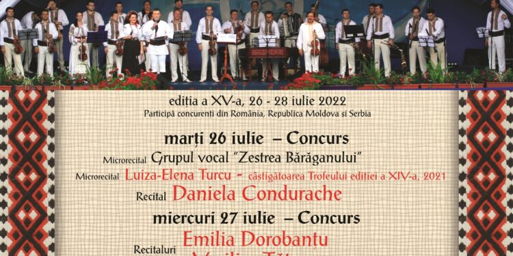 Recitaluri de excepție pe scena Festivalului Internațional de folclor Cântecul de dragoste de-a lungul Dunării