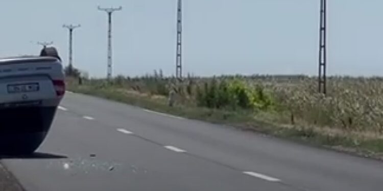 Accident fără victime pe DE584, între Însurăței și Bărăganul